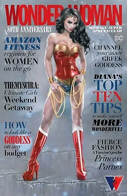 Buy Wonder Woman 80th Anniversary Natali Sanders Magazine Homage Variant • 17.95£