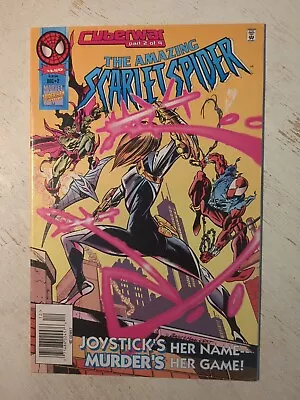 Buy AMAZING SCARLET SPIDER #2 *SHIPS FREE* Newsstand Marvel Comics 1995 See Photos! • 9.49£