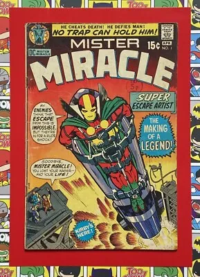 Buy MISTER MIRACLE #1 - APR 1971 - 1st MISTER MIRACLE APPEARANCE - VG (4.0) CENTS! • 64.99£