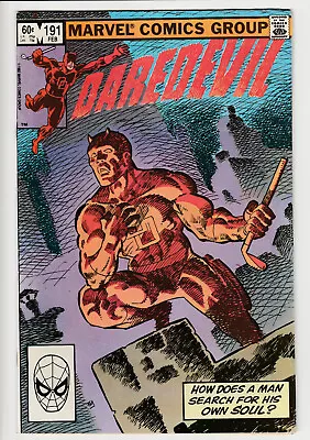 Buy Daredevil #191 - 1983 - Vintage Bronze Marvel 60¢ - X-Men Avengers Hulk Thor Cap • 0.99£