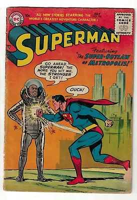 Buy DC COMICS Superman 106 Silver Age VG- 3.5 Lrx Luthor 1956 • 111.99£