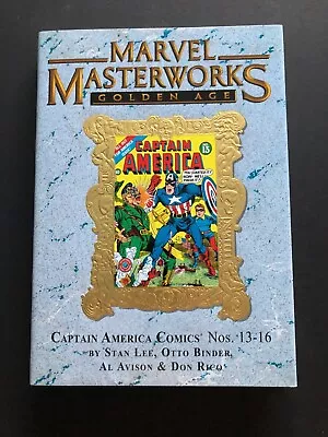 Buy Marvel Masterworks Golden Age V138 Captain America V4 (2010) Limited Unread • 60£