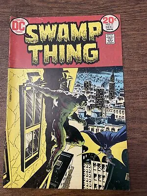 Buy 🗣️Swamp Thing # 7 1st Meeting Of Swamp Thing & Batman DC Comics 1973 • 23.79£