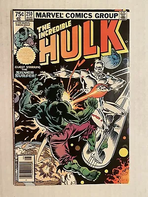 Buy Incredible Hulk 250 Marvel 1980 Newsstand Version Silver Surfer • 35.45£