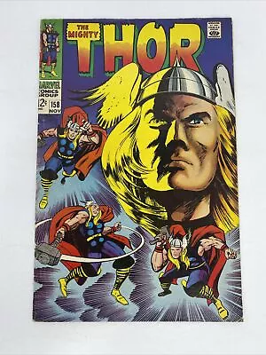Buy The Mighty Thor # 158, Good (Marvel Comics 1968) Stan Lee & Jack Kirby • 9.49£