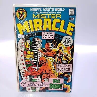 Buy Mister Miracle 4 FVF 1st App BIG BARDA! Fourth World Kirby 1971 DC Comics • 59.46£