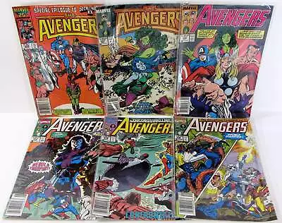 Buy Avengers Lot 6 #266,297,308,318,319,336 Marvel 1986 Newsstand 1st Series Comics • 30.35£
