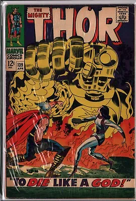 Buy THOR #139 To Die Like A God Kirby Art (1967) Marvel VG (4.0) • 7.98£