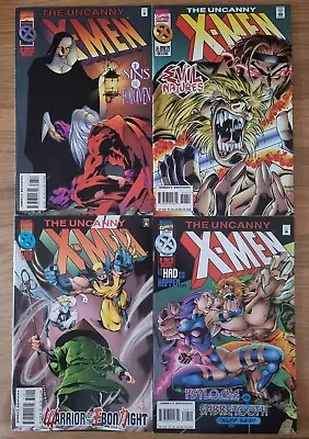 Buy Uncanny X-Men (1963 1st Series) Issue 326, 327, 328 And 329 • 5.40£