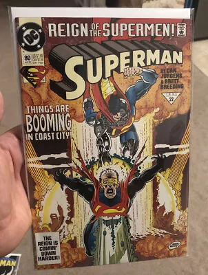 Buy Superman #80 DC Comics 1993 Reign Of The Supermen Sent In A Cardboard Mailer • 3.99£