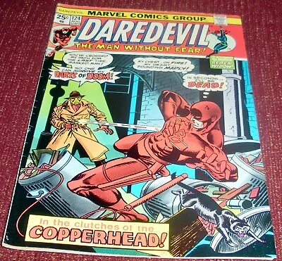 Buy Daredevil #124 (1975) - Key 1st Copperhead / Gil Kane Cover - Marvel Comics • 9.64£