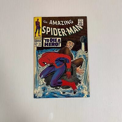Buy Amazing Spider-Man #52 1967 FN Cent Copy Pence Stamp • 130£
