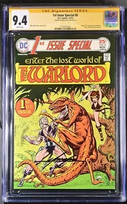 Buy 1st Issue Special The Warlord #8 DC Comics CGC Signature Series 9.4 Signed Mike • 399.72£