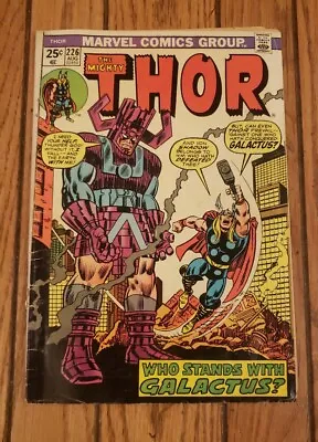 Buy Thor #226 Galactus Cover 2nd Appearance Firelord (1974) Marvel Comics Romita • 7.90£