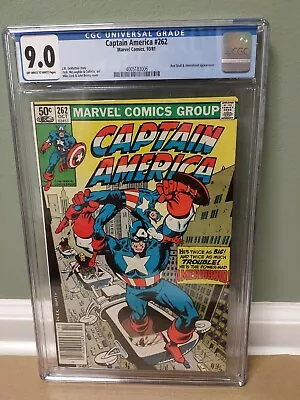 Buy Captain America #262 CGC 9.0  Marvel Comics  1981 **FREE SHIPPING** 🇺🇸🇺🇸 • 46.65£