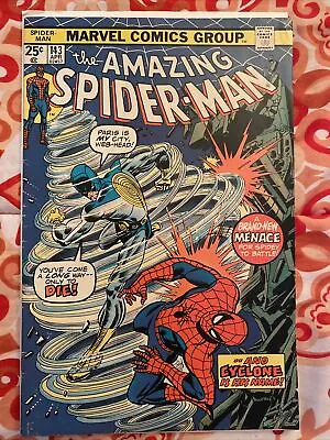 Buy Amazing Spider-Man #143 FN 1st Cyclone 1st Peter/MJ Kiss Gwen Stacy Clone Cameo • 9.58£