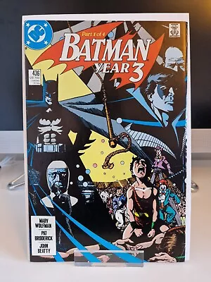 Buy BATMAN #436 Year 3 Part 1 DC Comics 1989 1st Appearance Tim Drake. • 6.50£