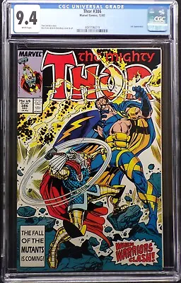 Buy Thor #386 - Cgc 9.4 (1987) • 29.64£