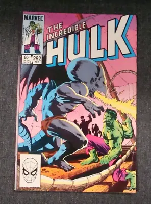 Buy Marvel Incredible Hulk #292 VS Dragon Man 1983 • 4.01£