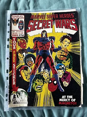 Buy Marvel Super Heroes Secret Wars No.3 1985 UK • 5£