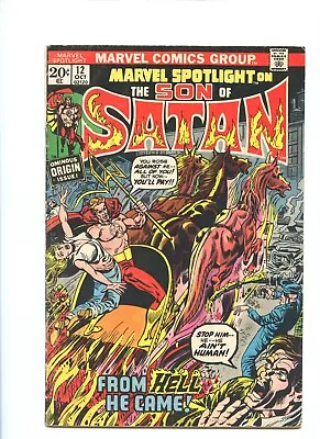 Buy Marvel Spotlight #12 1973 (VG 4.0)(Origin Of Son Of Satan)~ • 19.71£