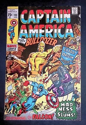 Buy Captain America #133 Bronze Age Marvel Comics F+ • 15.99£