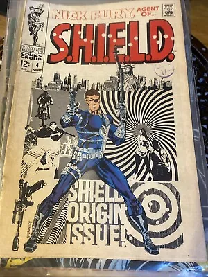 Buy Nick Fury Agent Of Shield 4 (1968) • 37£