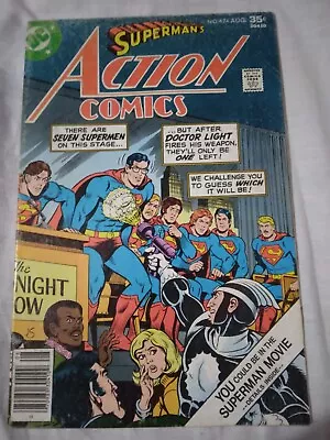Buy Action Comics #474; DC | Superman 1977 Doctor Light - We Combine Shipping • 2.01£