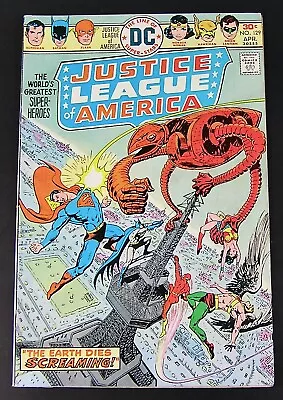 Buy DC Comic JUSTICE LEAGUE OF AMERICA  #129 1976 VG+  (lot G) • 5.27£