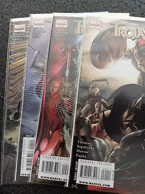 Buy Trojan War #1 2  4 5 Marvel Mini Series Comic Book Set Spartans • 4.78£
