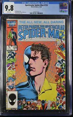 Buy Spectacular Spider-Man #120 CGC 9.8 1986-Marvel-comic Book 4393772023 • 100.74£