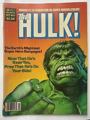 Buy THE RAMPAGING HULK #17 1st Randall Spector Marvel Magazine 1979 VG+ • 19.95£
