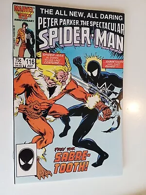 Buy Peter Parker The Spectacular Spiderman 116 NM-  Combined Ship Add $1  Per Comic  • 9.49£