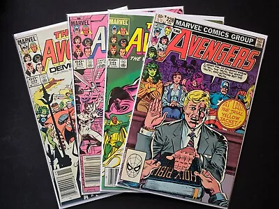 Buy (LOT 4)The Avengers #228, #244, #245, And #249 Marvel Comics 1982 1984 -Pictures • 20.55£