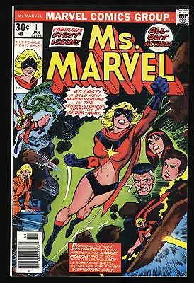Buy Ms. Marvel #1 VF- 7.5 1st Appearance Carol Danvers As Ms. Marvel! Marvel 1977 • 38.74£