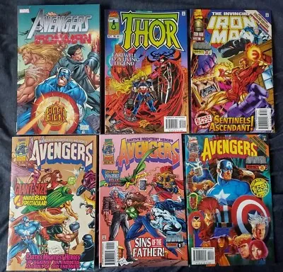 Buy Avengers Iron Man First Sign TPB & Avengers #400-402 & Iron Man #332 & Thor #502 • 26.02£
