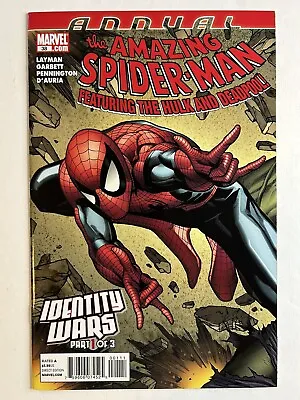 Buy Amazing Spider-Man Annual #38 | VF/NM | Deadpool, Hulk | IDENTITY WARS Pt 1 • 7.93£