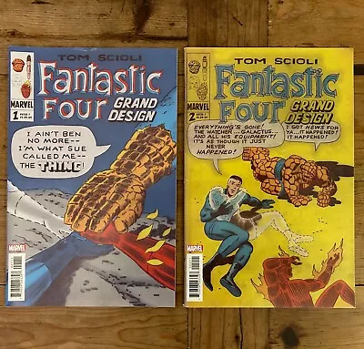 Buy Fantastic Four: Grand Design 1-2 (of 2), Tom Scioli, Marvel Comics, 2019/20, Vf • 8£