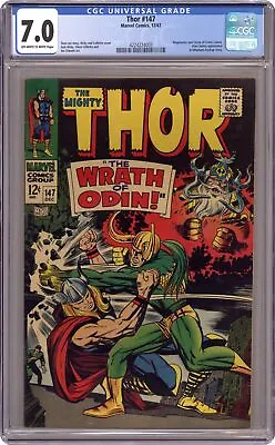 Buy Thor #147 CGC 7.0 1967 4224224003 • 71.09£