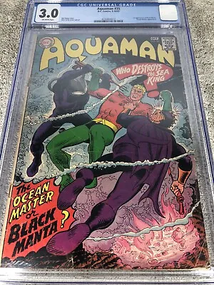 Buy Aquaman 35 CGC 3.0 1st Black Manta Nick Cardy Cover 9-10/1967 • 200.92£