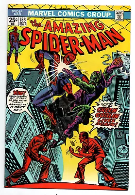Buy Amazing Spider-Man #136 - 1st Harry Osborn As Green Goblin - KEY - 1973 - (-NM) • 159.90£