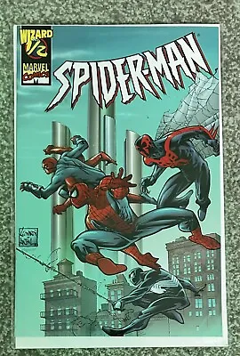 Buy Spider-man Wizard #1/2 1998 9.5 Nm 2099 Black Marvel Comics Movie • 35£