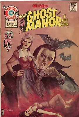 Buy Visit Ghost Manor If You Dare #24 Charlton Comics  Bronze Horror 1975 • 5.52£