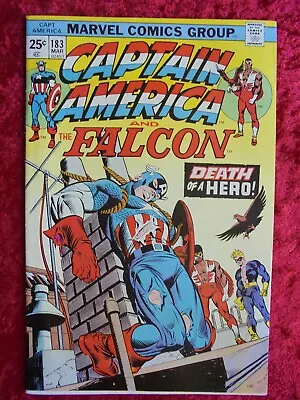 Buy Captain America #183 Bronze Age Marvel Comics Death Of New Cap • 10.24£
