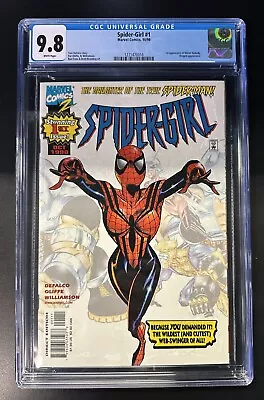 Buy Spider-girl #1 Newstand 1998 Cgc 9.81 First Appearance Mister Nobody! • 118.58£
