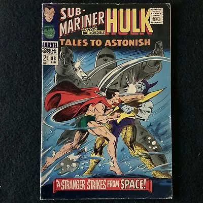 Buy Tales To Astonish #88 Sub-Mariner & Hulk / 1st “Hulk Smash” (Marvel  1967) Namor • 27.71£