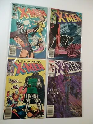Buy Lot X 4 Marvel Comics The Uncanny X-Men #195,196,197,198 (1985) • 19.99£