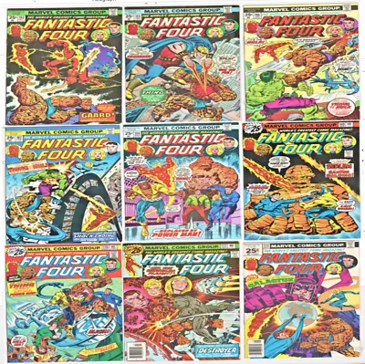 Buy Fantastic Four #163 165 166 167 168 169 170 172 173 Hulk Luke Cage 9 BOOK LOT • 97.30£