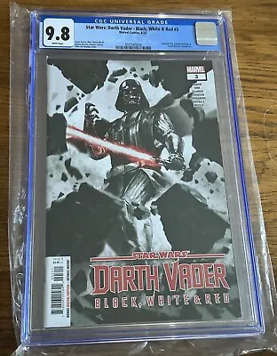 Buy Star Wars Darth Vader Black White And Red Issue 3 CGC 9.8 • 60£