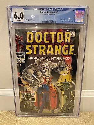 Buy Doctor Strange #169 CGC 6.0 1968 1st Doctor Strange Own Title WHITE PAGES ❄️ • 265.40£